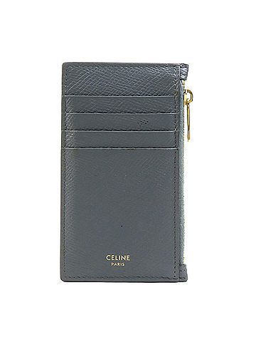 Céline CELINE Wallet/Coin Case Leather Grey Men's Women's h31223a (view 1)