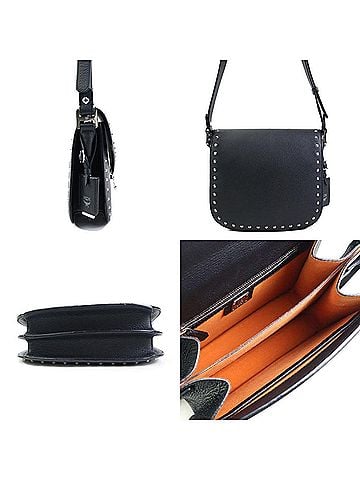 MCM MCM Shoulder Bag Leather Black Women's r10535g (view 2)