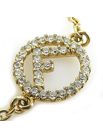Fendi FENDI bracelet F is metal gold ladies r10648a (view 2)