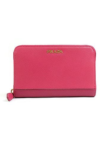 Prada Prada Compact Wallet in Pink Leather for Women (h31458a) (view 1)
