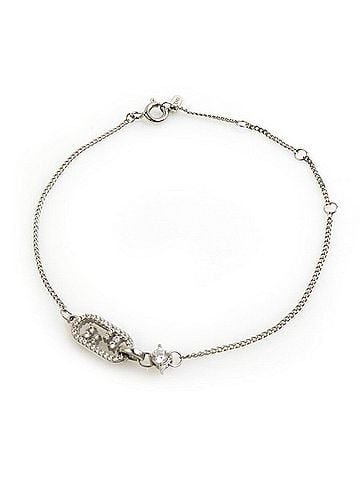 Fendi Fendi Orlocke Metal Silver Bracelet for Women h31483g (view 1)
