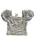 Madewell Polka Dots Ivory Black Short Sleeve Blouse Size 4 - photo 1
