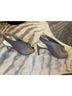 Conscious Collection by H&M 100% Silk Silver Heels Size 7 - photo 6
