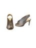 Conscious Collection by H&M 100% Silk Silver Heels Size 7 - photo 1