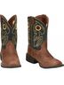 Justin Boots Brown Boys Bowline Western Boots - Broad Square Toe Size 9 (kids, wide) - photo 5