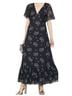 LoveShackFancy Floral Black Blue Casual Dress Size 8 - photo 5