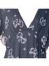 LoveShackFancy Floral Black Blue Casual Dress Size 8 - photo 6
