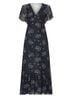 LoveShackFancy Floral Black Blue Casual Dress Size 8 - photo 1
