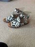 Free People Stripes Black White Sandals Size EU 38 - photo 6