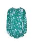 Alexis Floral Green White Jumpsuit Size XS - photo 2