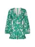 Alexis Floral Green White Jumpsuit Size XS - photo 5