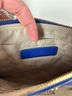 Michael Kors Solid Blue Leather Clutch One size - photo 4