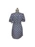 Talbots Floral Blue Pink Casual Dress Size M - photo 2