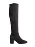 Stuart Weitzman 100% Suede Gray Boots Size 10 - photo 1