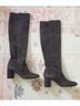 Stuart Weitzman 100% Suede Gray Boots Size 10 - photo 6