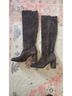 Stuart Weitzman 100% Suede Gray Boots Size 10 - photo 9
