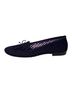 VANELi 100% Suede Solid Black Blue Flats Size 9 - photo 2