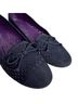 VANELi 100% Suede Solid Black Blue Flats Size 9 - photo 4