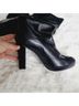 Stuart Weitzman 100% Leather Black Boots Size 8 1/2 - photo 10