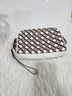 Tory Burch 100% Leather Checkered-gingham Multi Color Makeup Bag One size - photo 3