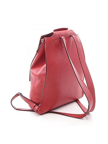 Hermès Hermes Hermès Sacado GR24 Backpack/Handbag in Leather Evergrain, Women's, Red (view 2)