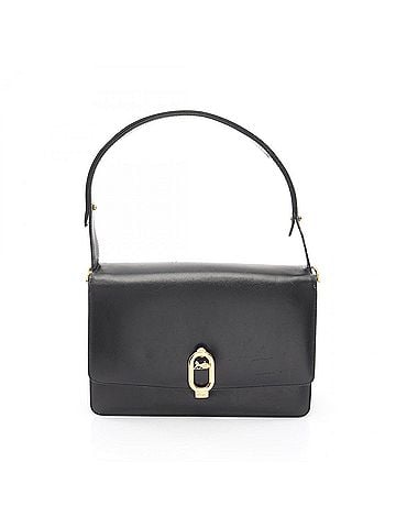 Céline Celine shoulder bag, handbag, leather, women's, black (view 1)