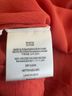 BCBGMAXAZRIA Solid Red Orange Short Sleeve Blouse Size S - photo 6