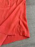 BCBGMAXAZRIA Solid Red Orange Short Sleeve Blouse Size S - photo 8