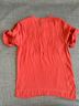 BCBGMAXAZRIA Solid Red Orange Short Sleeve Blouse Size S - photo 4