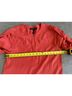 BCBGMAXAZRIA Solid Red Orange Short Sleeve Blouse Size S - photo 10