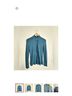 Tory Burch Blue Long Sleeve Blouse Size S - photo 4