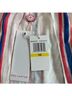 Red Carter 100% Cotton Stripes White Red Blue Long Sleeve Blouse Size M - photo 3