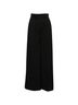 MSGM 100% Synthetic Black MSGM Wide Leg Tailored Pants in Black Polyester Size XS - photo 1