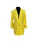 Michael Kors Solid Yellow Blazer Size 12 - photo 1