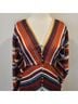 Elliatt 100% Polyester Stripes Multi Color Casual Dress Size S - photo 4