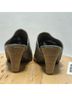 Paul Green 100% Leather Plaid Silver Gray Sandals Size 6 1/2 - photo 7