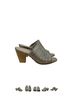 Paul Green 100% Leather Plaid Silver Gray Sandals Size 6 1/2 - photo 1