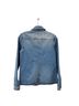 FRAME Solid Blue Denim Jacket Size XS - photo 2