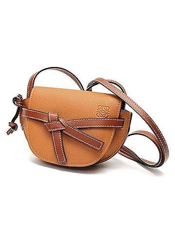Loewe LOEWE Gate Bag Mini Shoulder in Brown Leather (view 1)