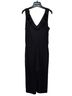Ann Taylor LOFT 100% Rayon Solid Black Jumpsuit Size M - photo 2