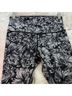 Lululemon Athletica Floral Black Gray Leggings Size 8 - photo 4