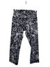 Lululemon Athletica Floral Black Gray Leggings Size 8 - photo 1