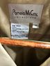 Pamela McCoy Solid Ivory Tan Leather Jacket Size 1X - photo 5