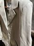 Pamela McCoy Solid Ivory Tan Leather Jacket Size 1X - photo 7
