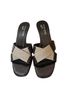 Donald J Pliner Animal Print Brown Tan Sandals Size 9 1/2 - photo 1