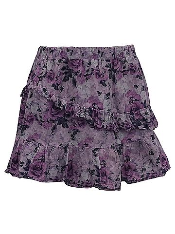 LoveShackFancy LoveShackFancy Mini Skirt in Floral Print Cotton (view 1)