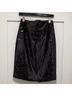 Express 100% Polyester Solid Black Formal Skirt Size 8 - photo 4