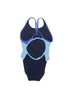 Athleta Blue Black One Piece Swimsuit Size 6 - photo 2