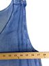 Soft Surroundings 100% Silk 95% Viscose 5% Spandex Solid Blue Sleeveless Blouse Size M - photo 7