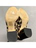Tory Burch Animal Print Brown Tan Ankle Boots Size 5 1/2 - photo 7